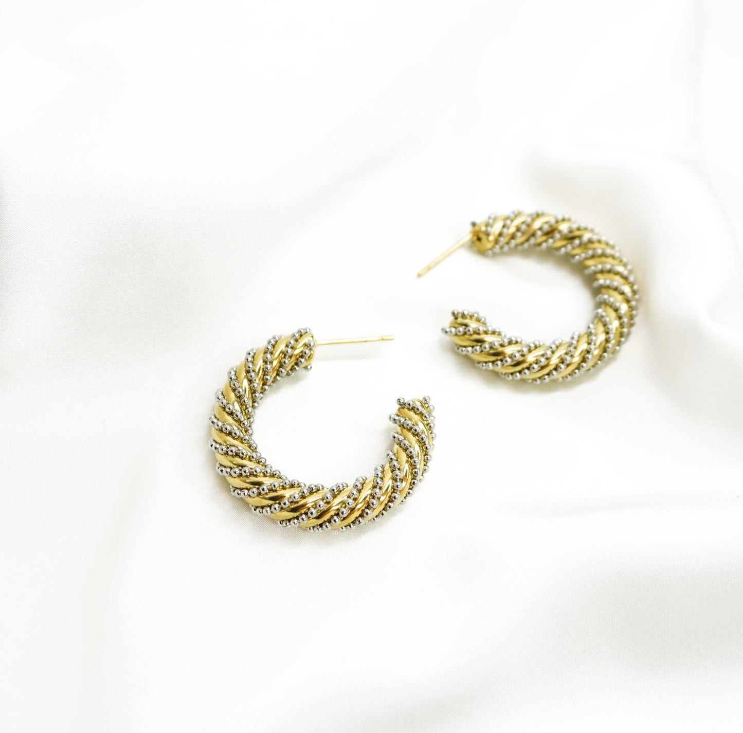 Two Tones Sofia Earrings