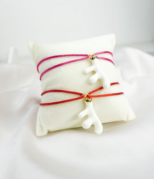 White Coral Bracelet