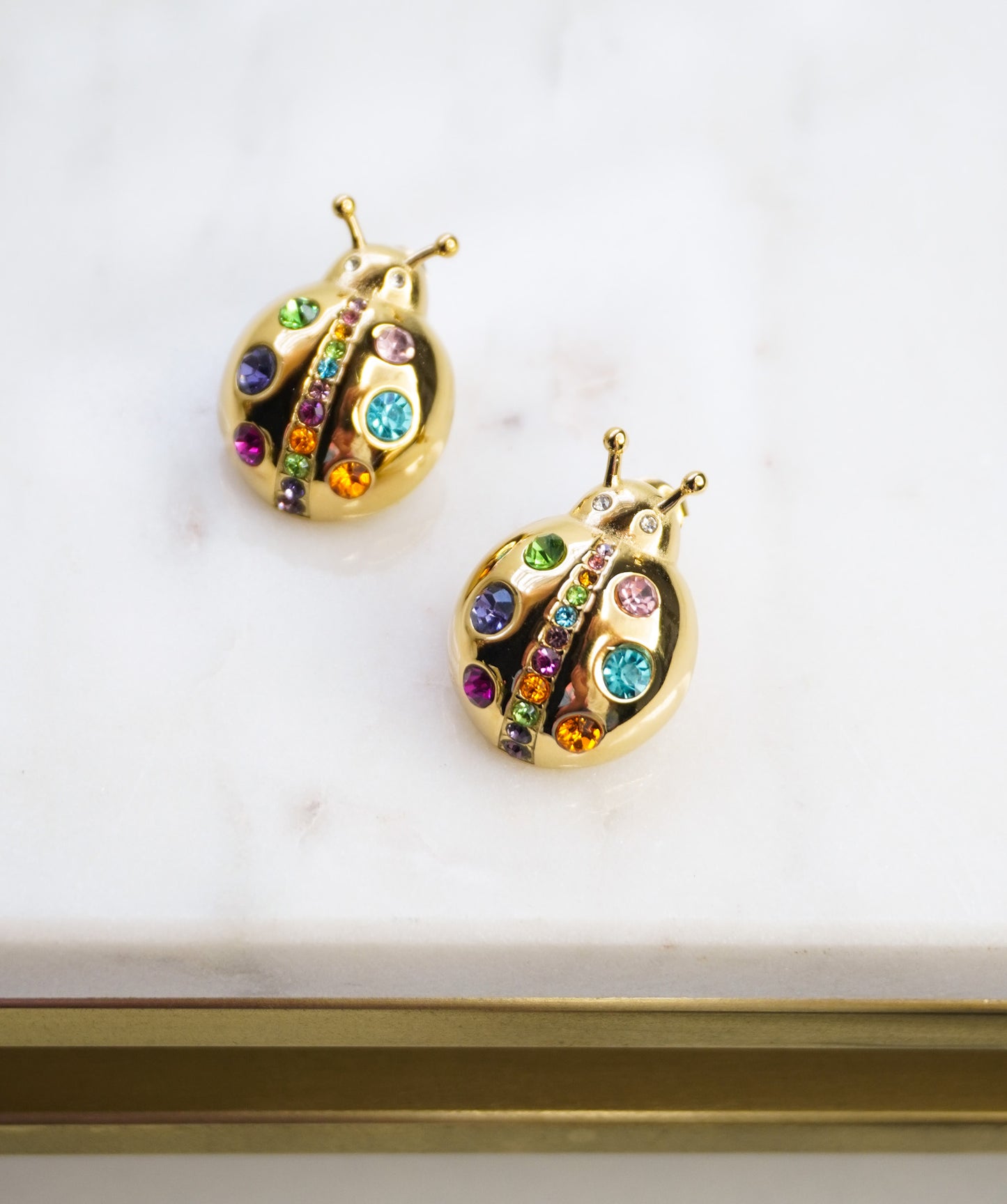 Lady Bug Earrings