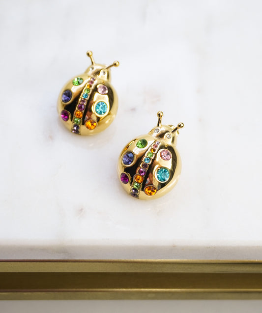 Lady Bug Earrings