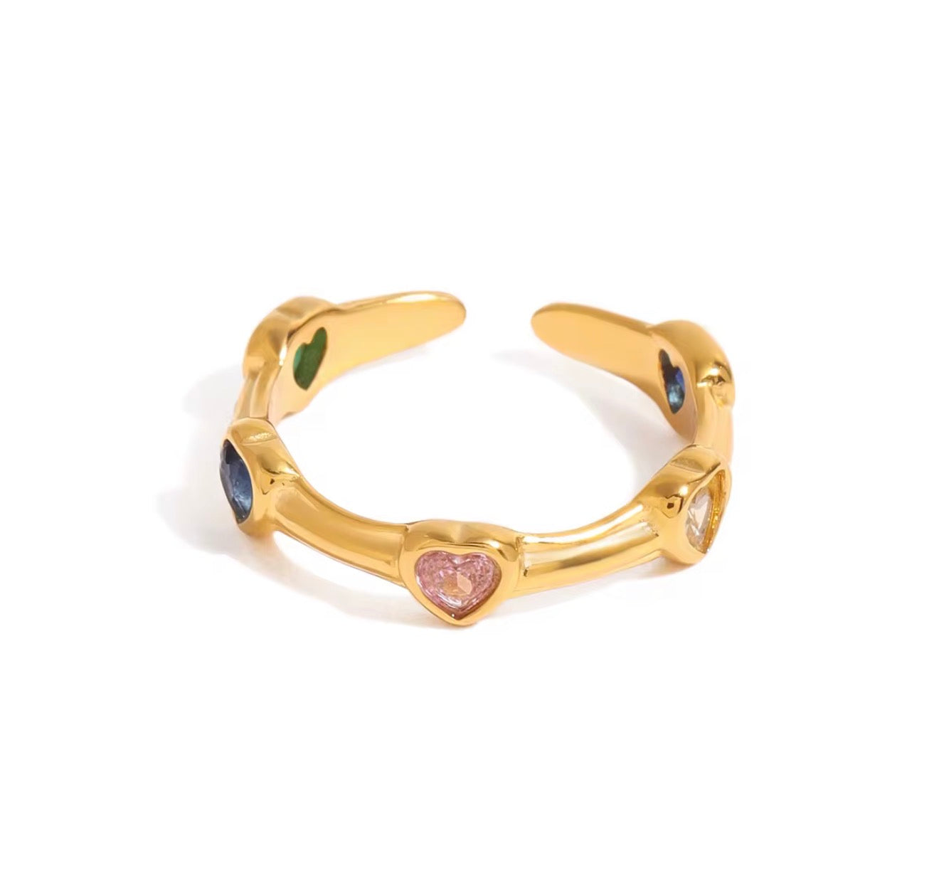 Heart Multicolor Ring