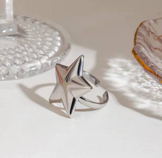 Silver Star Ring